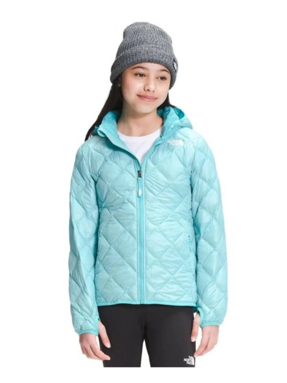 The North Face ThermoBall Hooded Puff Jacket Packable Girl’s Medium
